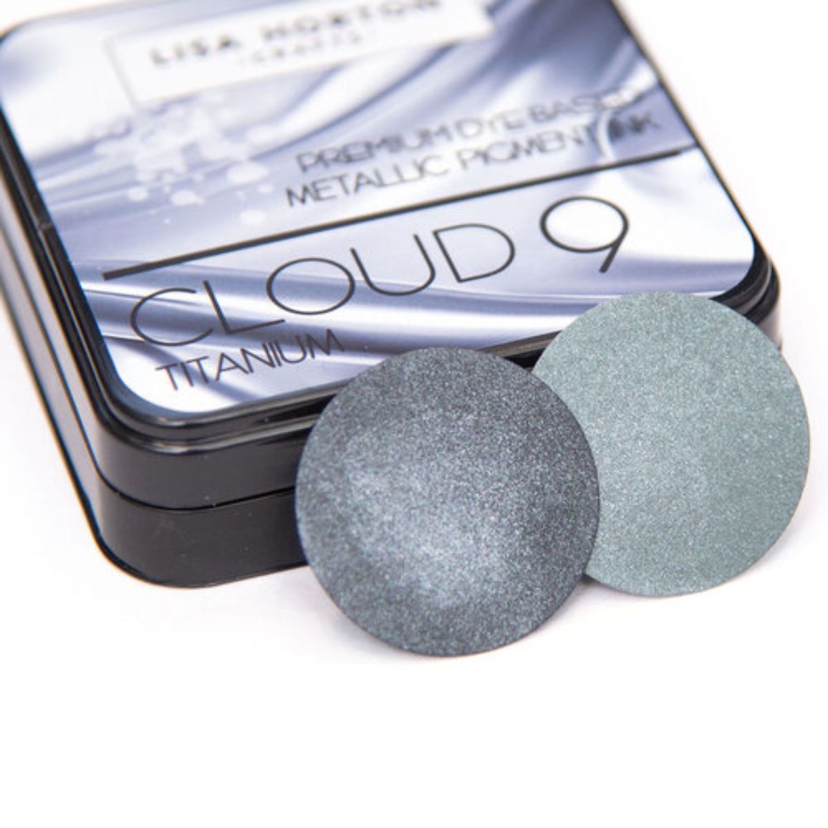 Metallic Pigment Ink Pad Titanium / Tinta Metálica Para Sellos Titanio Tinta para Sellos Lisa Horton Crafts