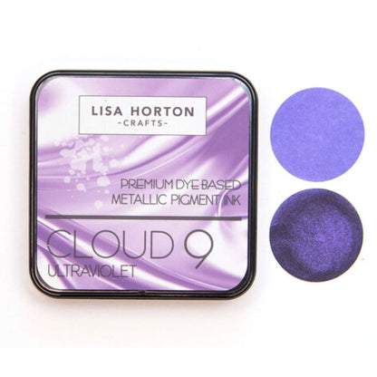 Metallic Pigment Ink Pad Ultraviolet / Tinta Metálica Para Sellos Ultravioleta Tinta para Sellos Lisa Horton Crafts