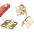 Mini Bisagras Metálicas Doradas Accesorios Hobbees