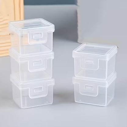 5 Mini Cajitas Organizadoras Transparentes Almacenamiento y Organización Hobbees