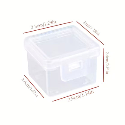 5 Mini Cajitas Organizadoras Transparentes Almacenamiento y Organización Hobbees