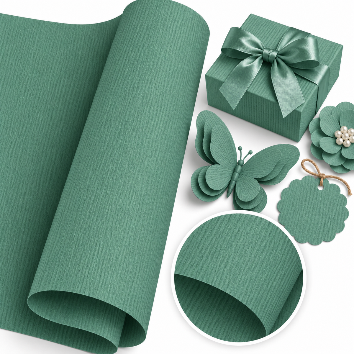 Mono Cardstock Lagoon / Cartulina Color Agua 30.5 cm Papel, Hojas Sueltas Bazzill