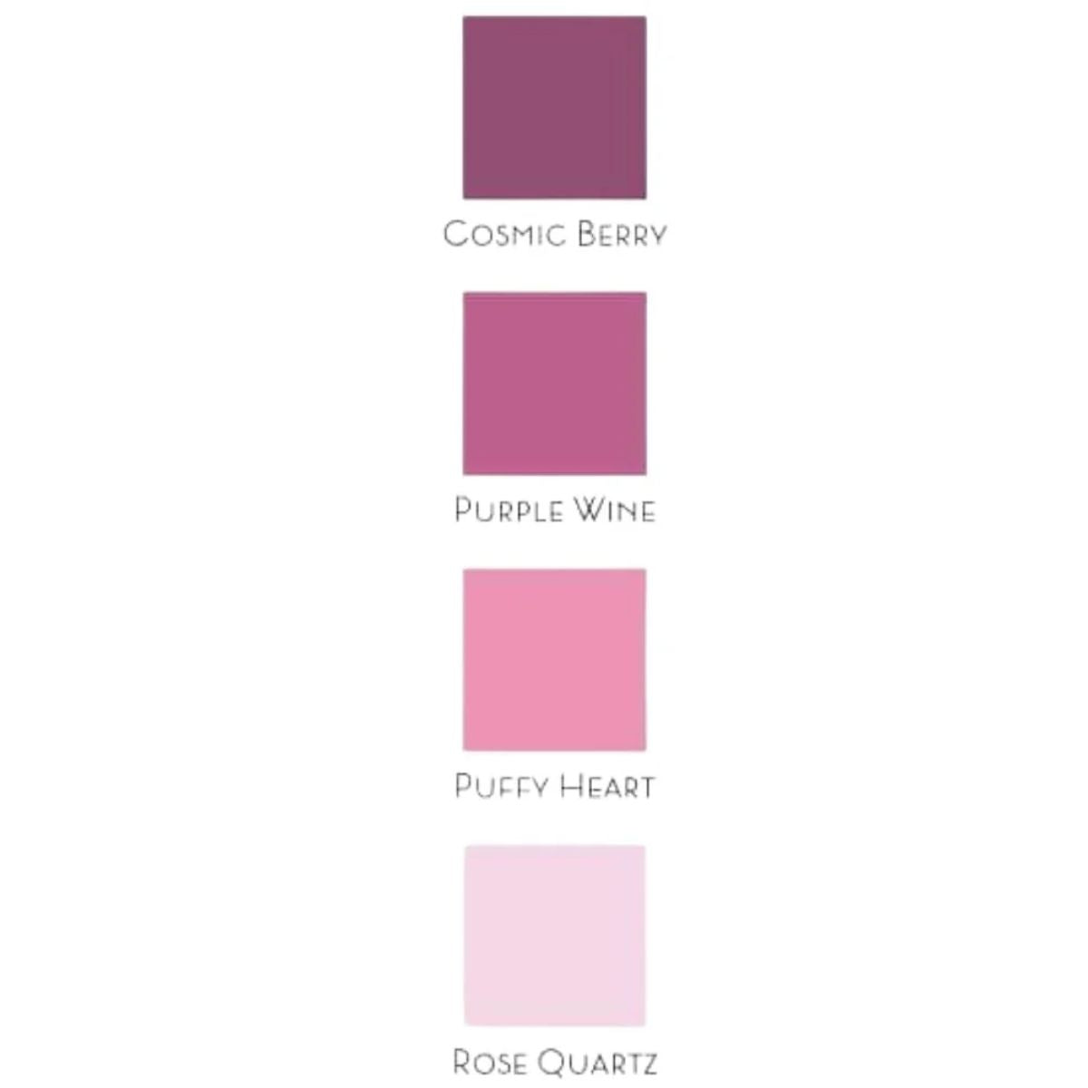 Rose Petal Crisp Dye Ink Oval Set / 4 Cojines de Tinta Rosas DESCONTINUADO Altenew