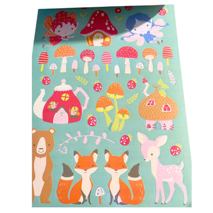 Sticker Book for Kids Magic Blooms / Libro con 276 Estampas Hadas y Flores Descontinuado Darice