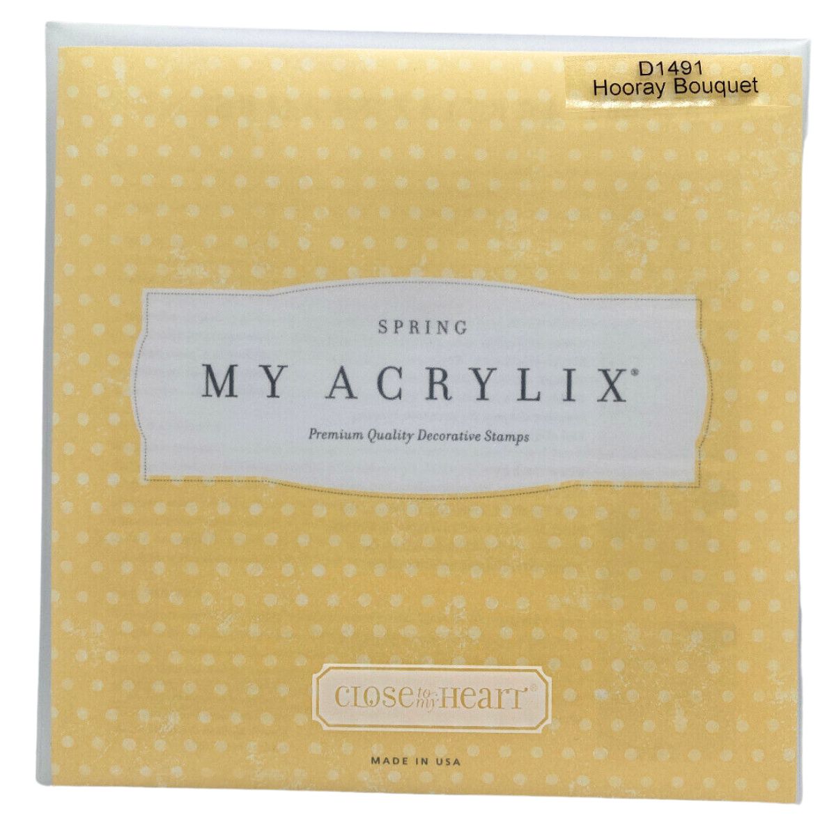 Hooray Bouquet Stamps / Sellos de Polímero de Flores Sellos Close to My Heart
