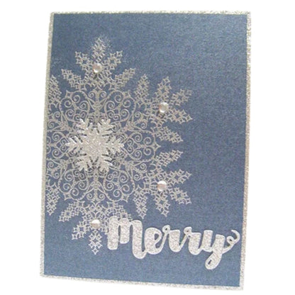 Whispers Silver Tinsel Embossing Powder / Polvo de Relieve Plateado Polvos de Embossing Darice