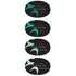 Sea Shore Crisp Dye Ink Oval Set / 4 Cojines de Tinta Azules y Verdes Tintas Altenew