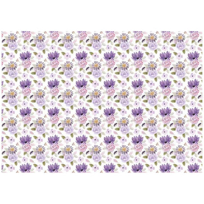 Lino Estampado Español para Encuadernación Violet Blossoms Encuadernacion Papers For You