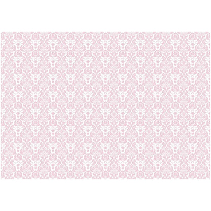 Lino Estampado Español para Encuadernación Arabesco Rosa Bebe Encuadernacion Papers For You