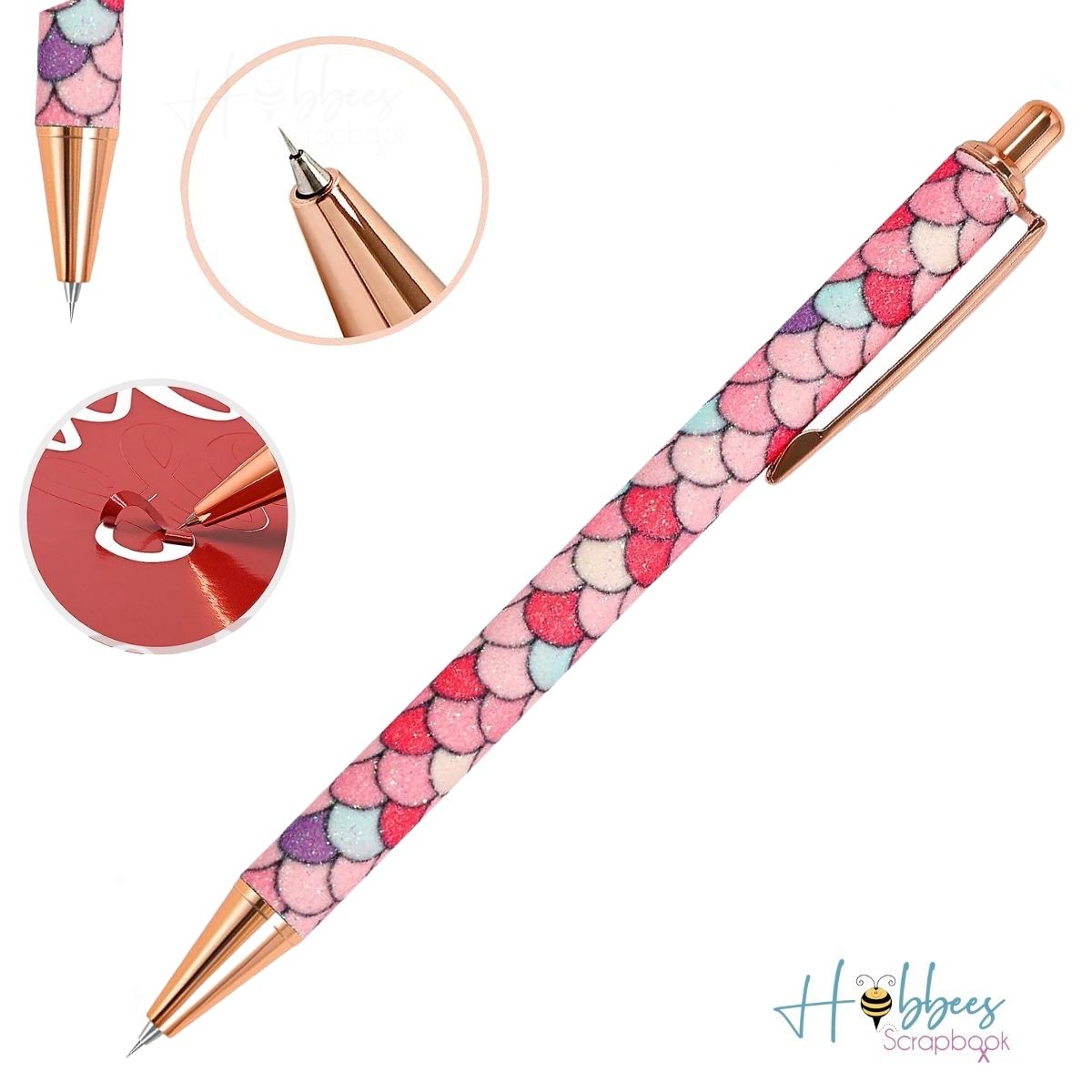 Plumas Depiladoras Pink Mermaid Herramientas Angie Guerra