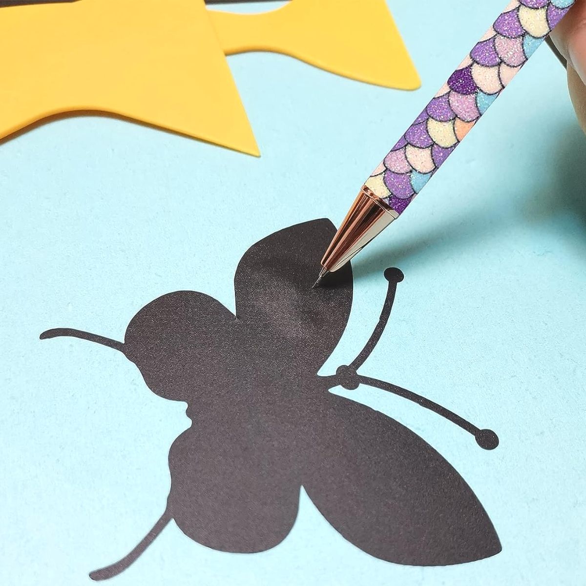 Plumas Depiladoras Purple Mermaid Herramientas Angie Guerra