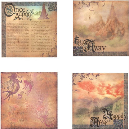 Once Upon A Time Stack 12&quot;/ Block de Papel Cuento de Hadas Papel DCWV