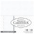 Value Pack Cardstock / Block de Cartulina Blanca Texturizada 12" Papel American Crafts