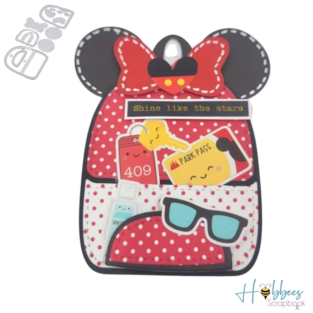 Suaje de Back Pack Mickey Dados de Corte / Suajes / Troqueles Hobbees