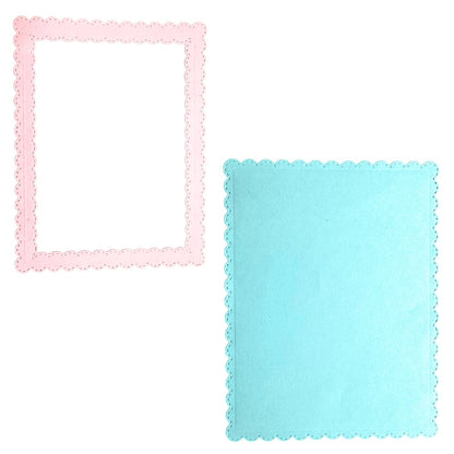 Set de Troqueles Marcos con Ondas y Flores Dados de Corte / Suajes / Troqueles Lyssette Guiot Crafts