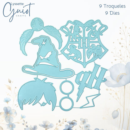 Set de Troqueles Mundo Mágico de HP Dados de Corte / Suajes / Troqueles Lyssette Guiot Crafts