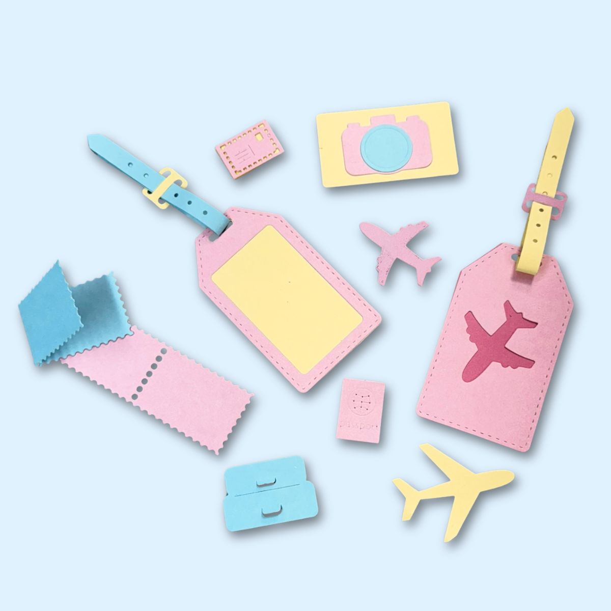 Set de Troqueles Happy Traveler Dados de Corte / Suajes / Troqueles Lyssette Guiot Crafts