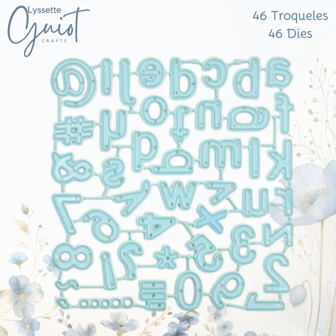 Set de Troqueles Alfabeto Bubble Mini Dados de Corte / Suajes / Troqueles Lyssette Guiot Crafts