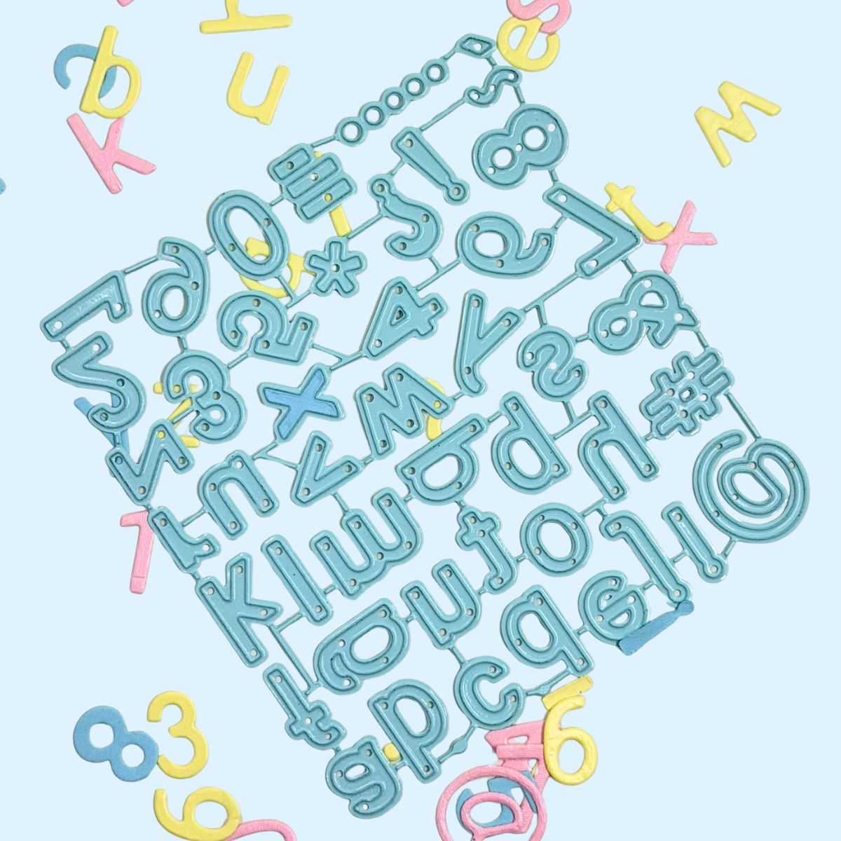 Set de Troqueles Alfabeto Bubble Mini Dados de Corte / Suajes / Troqueles Lyssette Guiot Crafts