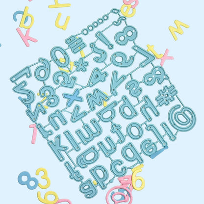 Set de Troqueles Alfabeto Bubble Mini Dados de Corte / Suajes / Troqueles Lyssette Guiot Crafts
