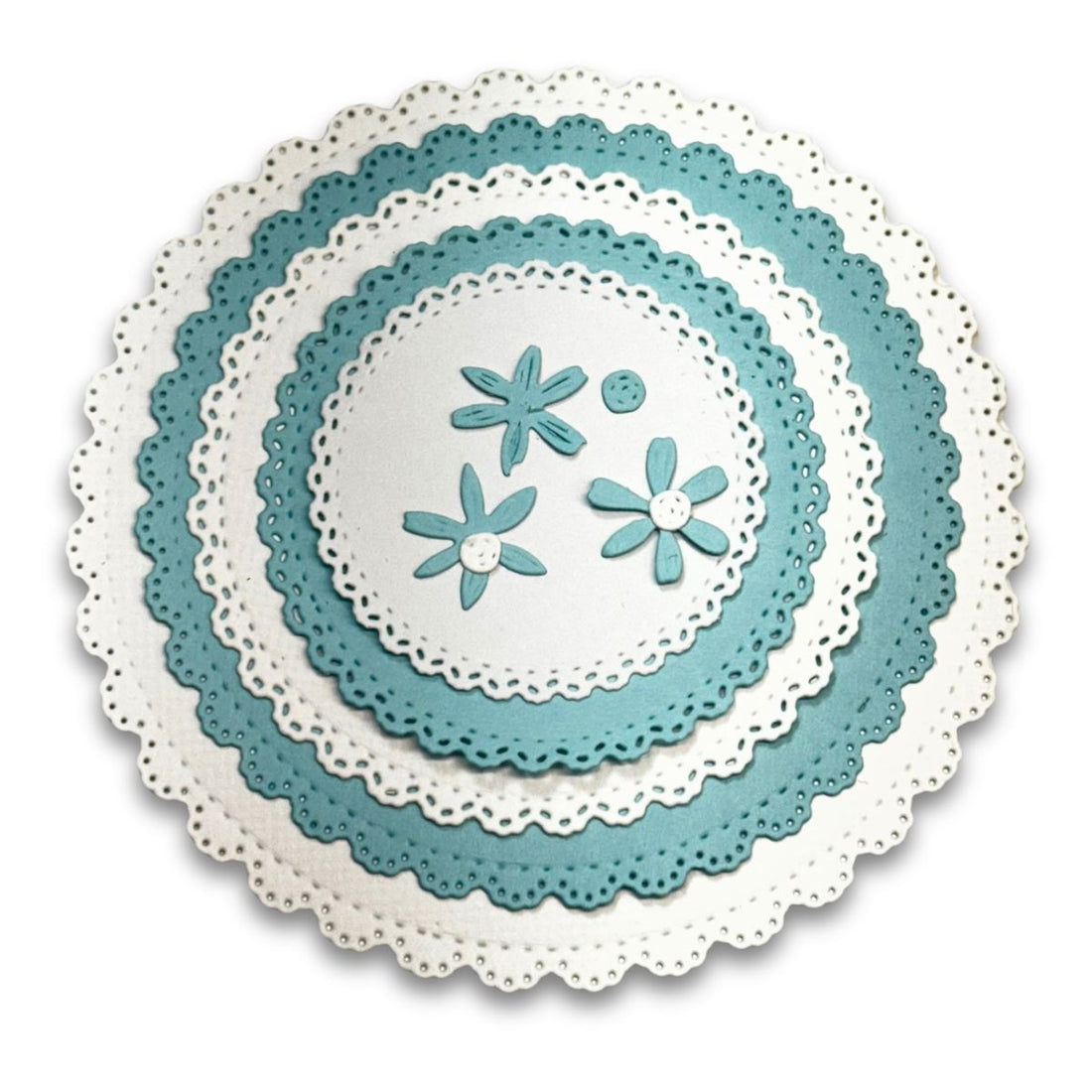 Troquel Círculos de Encaje con Puntadas Dados de Corte / Suajes / Troqueles Lyssette Guiot Crafts