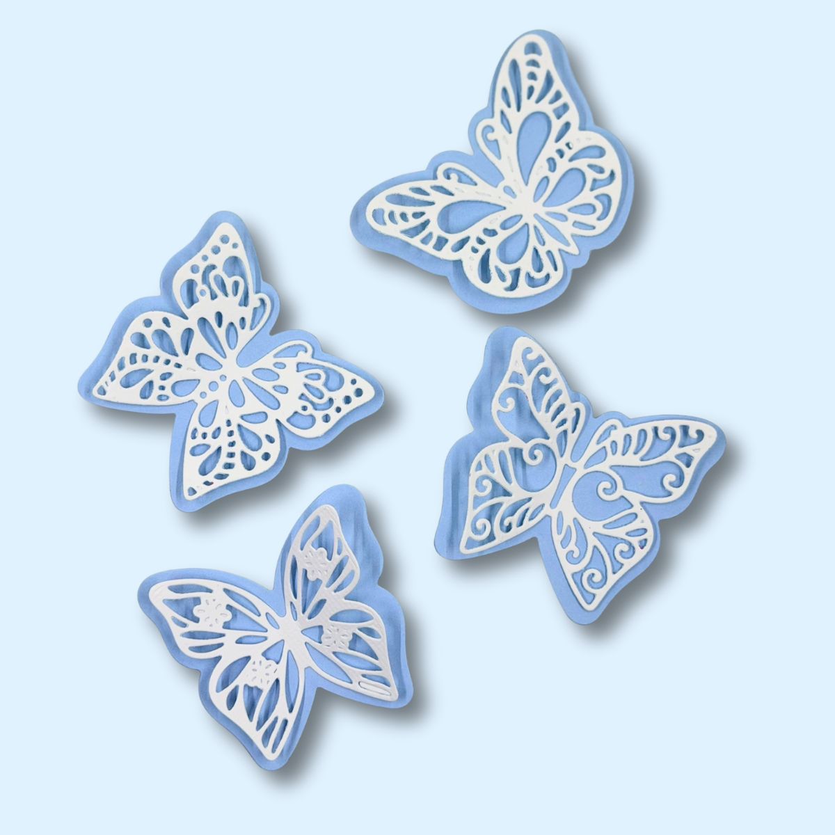 Set de Troqueles Mariposas Volumétricas Dados de Corte / Suajes / Troqueles Lyssette Guiot Crafts