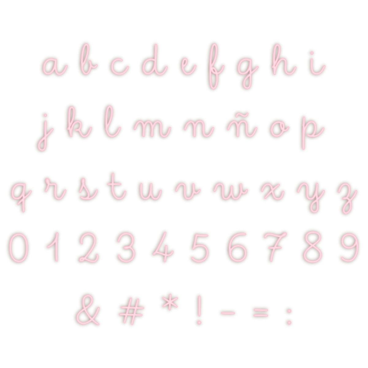 Set de Troqueles Alfabeto Script Mini Dados de Corte / Suajes / Troqueles Lyssette Guiot Crafts