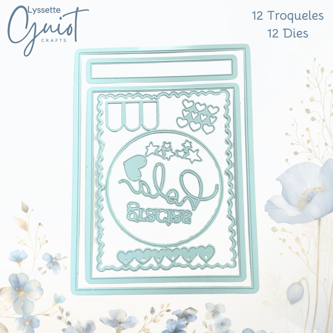 Troqueles Esenciales para Tarjetas Dados de Corte / Suajes / Troqueles Lyssette Guiot Crafts