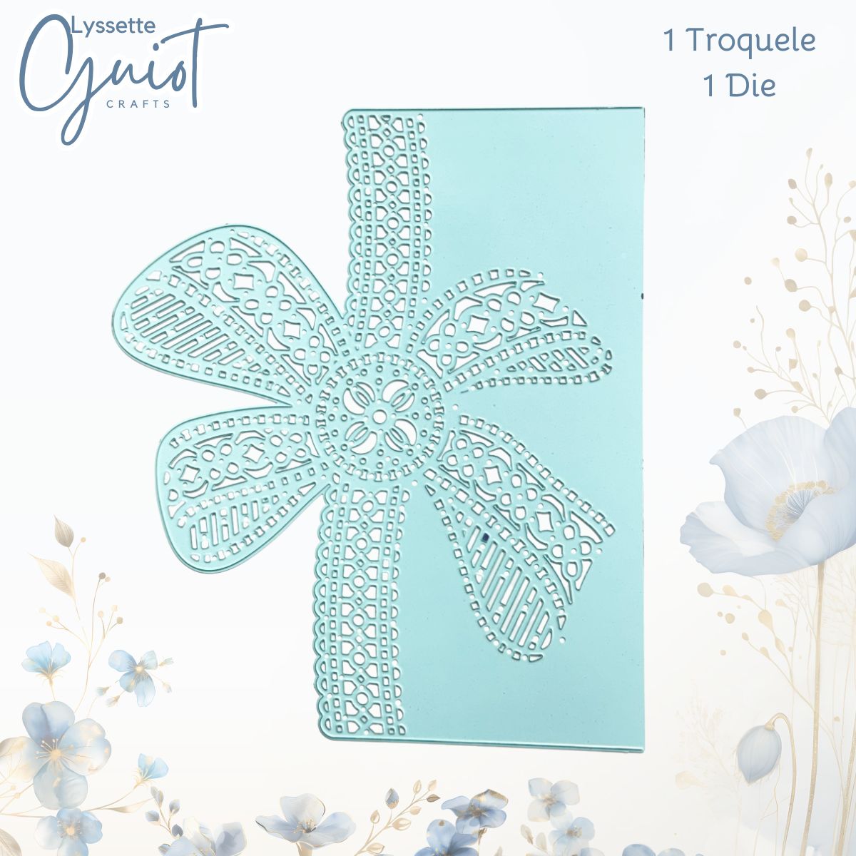 Troquel Tarjeta Elegante Dados de Corte / Suajes / Troqueles Lyssette Guiot Crafts