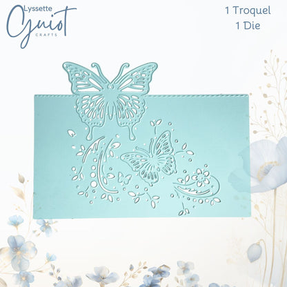 Troquel de Tarjeta de Mariposa Volando Dados de Corte / Suajes / Troqueles Lyssette Guiot Crafts