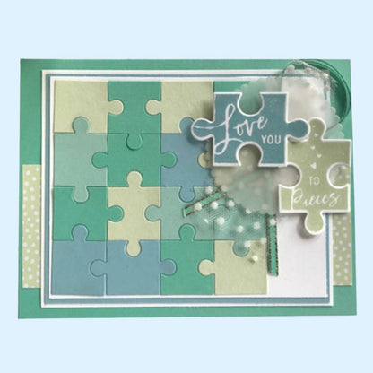 Set de Troqueles Rompecabezas con Meses, Números y Símbolos Troqueles Lyssette Guiot Crafts