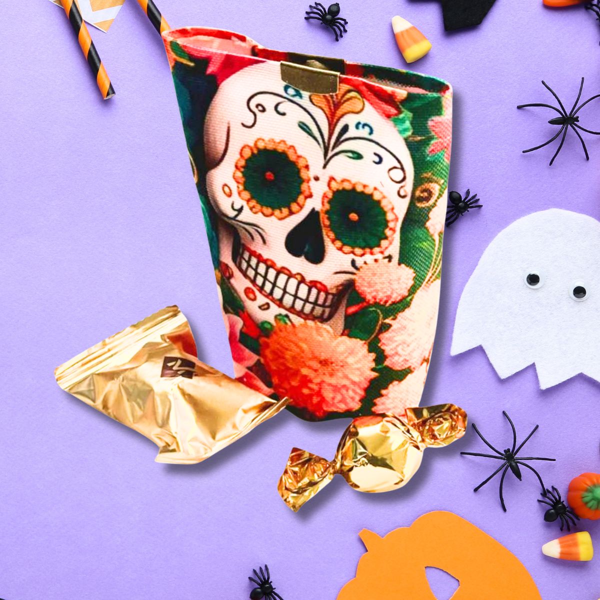 Tela Decorativa Día De Muertos Decoupage Hobbees