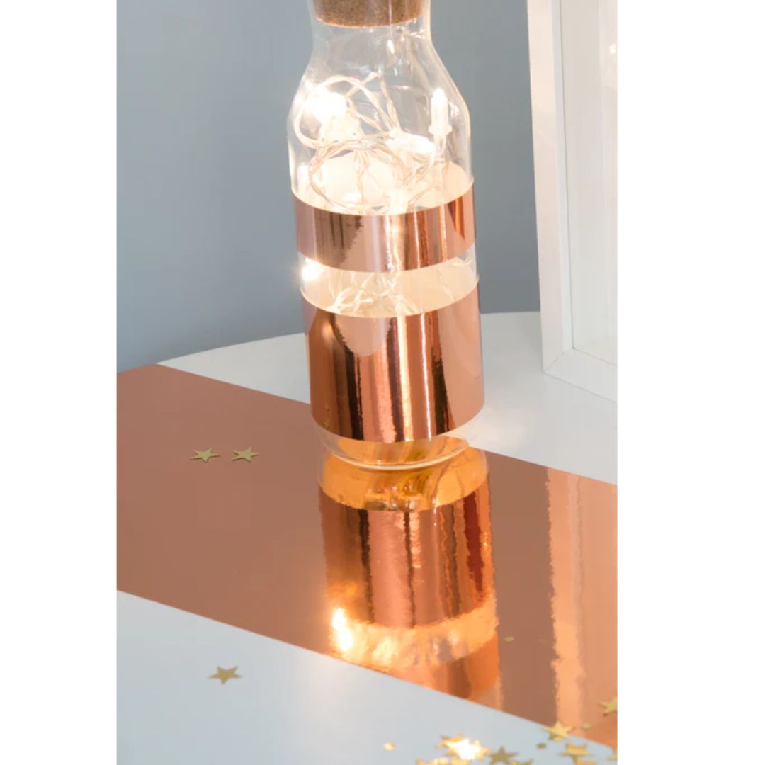 Vinyl Adhesive Copper Faux Leather / Vinil Adhesivo Cobre Imitación de Cuero Viniles American Crafts