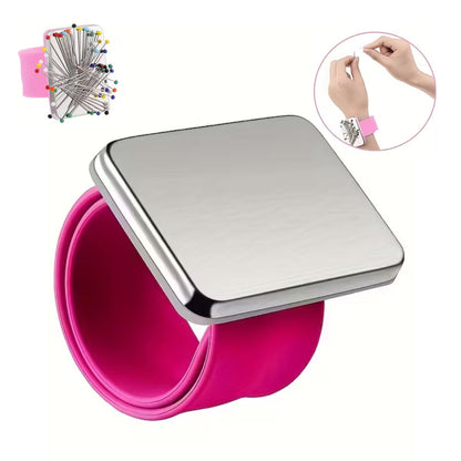 Pulsera Magnética Multiusos Rosa Costura Hobbees