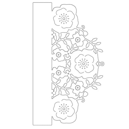 Floral Half Dies / Suajes Florales Dados de Corte / Suajes / Troqueles Penny Black