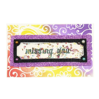 Suaje de Fondo de Flores y Garigoleado Dados de Corte / Suajes / Troqueles Hobbees