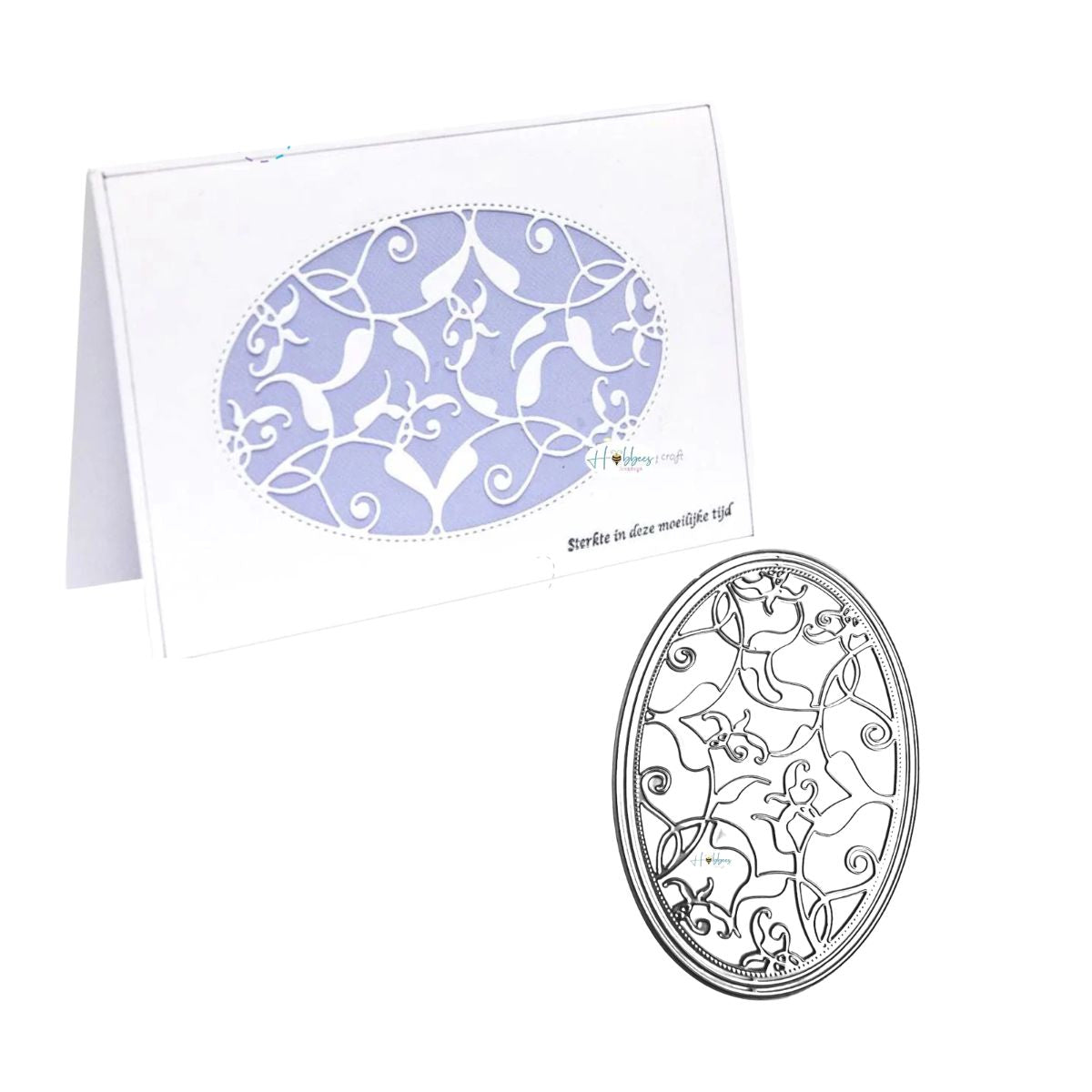 Suajes de Marco Ovalado de Encaje Dados de Corte / Suajes / Troqueles Hobbees