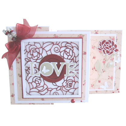 Suaje de Marco de Rosas Dados de Corte / Suajes / Troqueles Hobbees