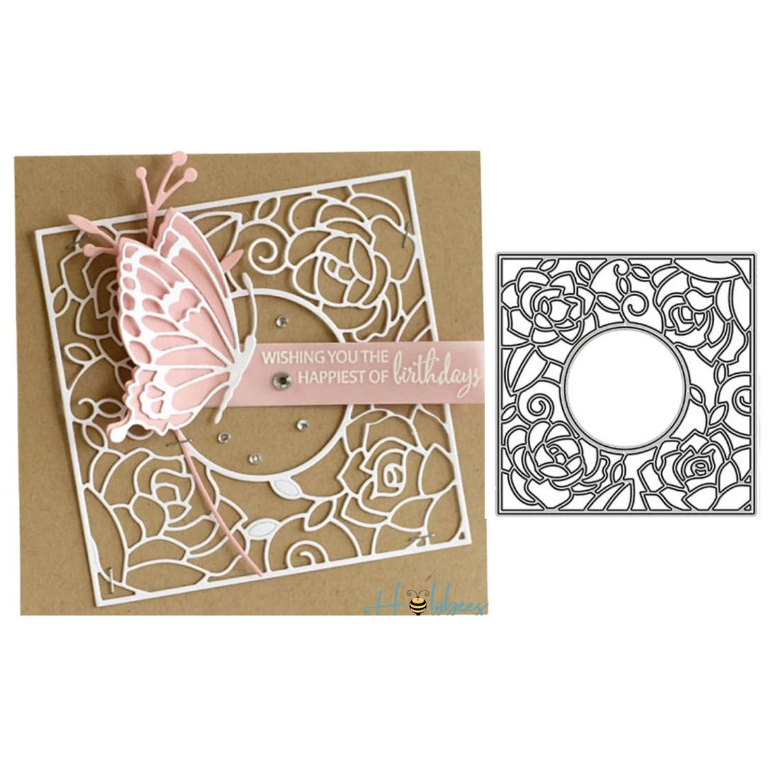 Suaje de Marco de Rosas Dados de Corte / Suajes / Troqueles Hobbees