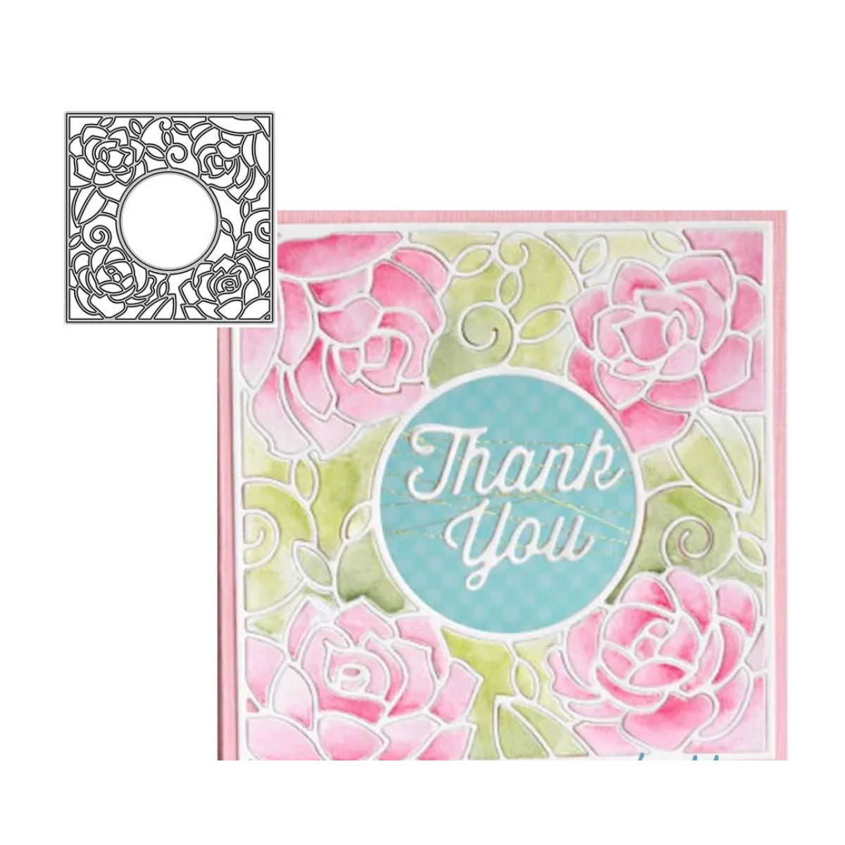 Suaje de Marco de Rosas Dados de Corte / Suajes / Troqueles Hobbees