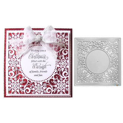 Suaje de Fondo con Copos de Nieve Dados de Corte / Suajes / Troqueles Hobbees