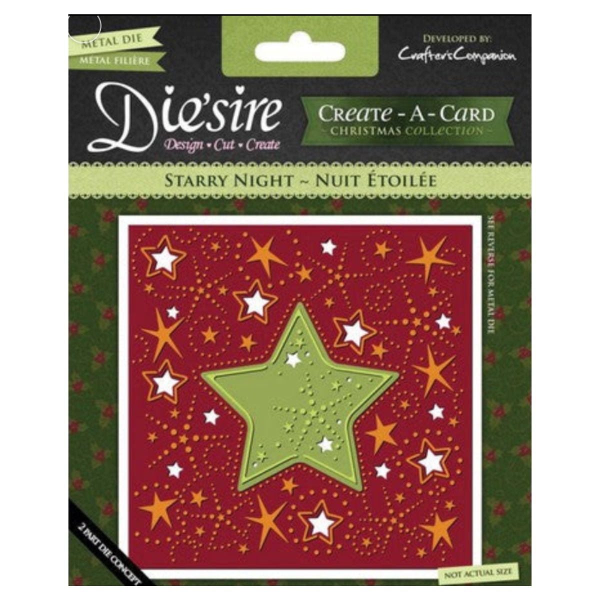 Suaje de Corte Para Hacer Fondos Grandes de Estrellas / Starry Night Dados de Corte / Suajes / Troqueles Crafter&