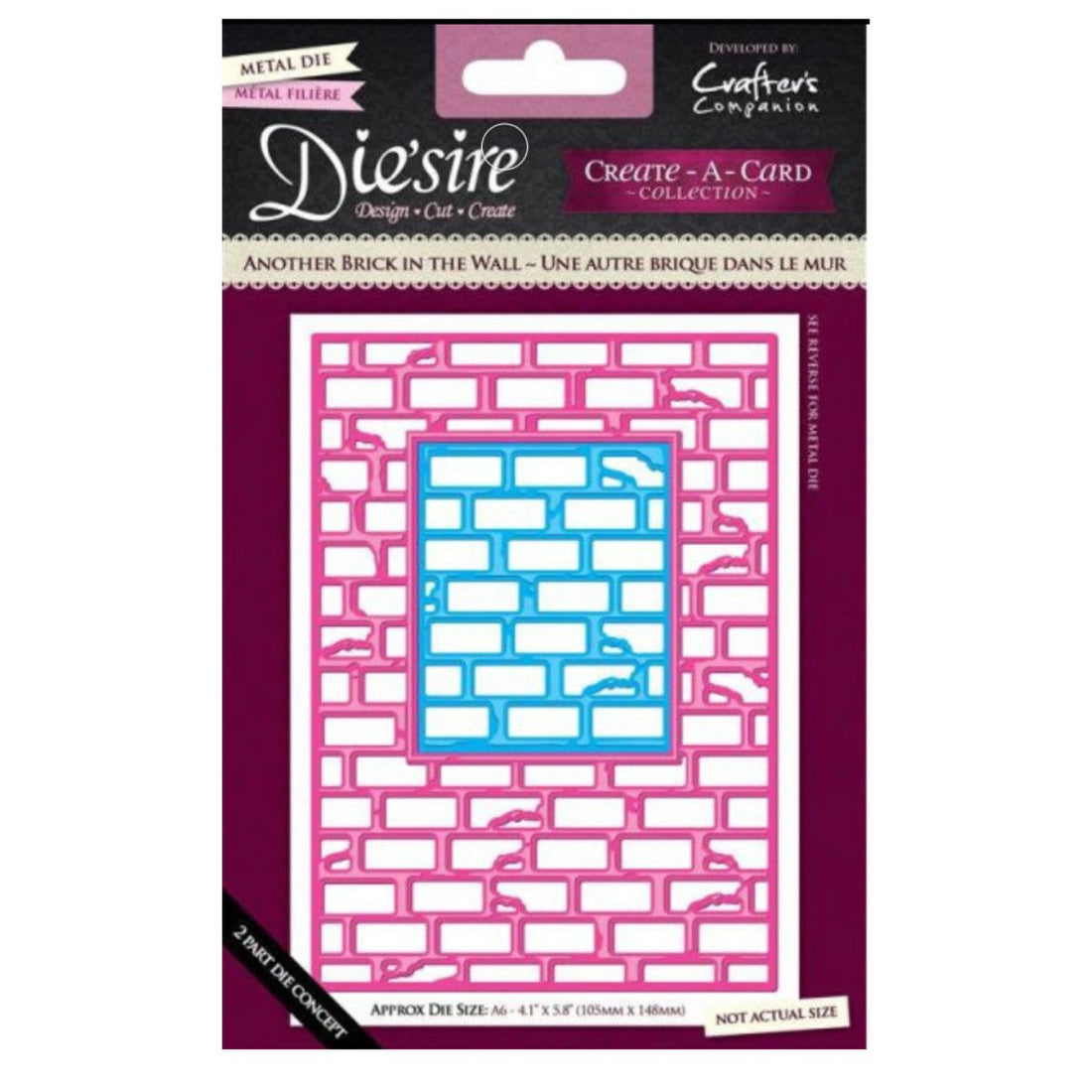 Suaje de Corte para Hacer Fondos de Bloques / Another Brick in The Wall Dados de Corte / Suajes / Troqueles Crafter&