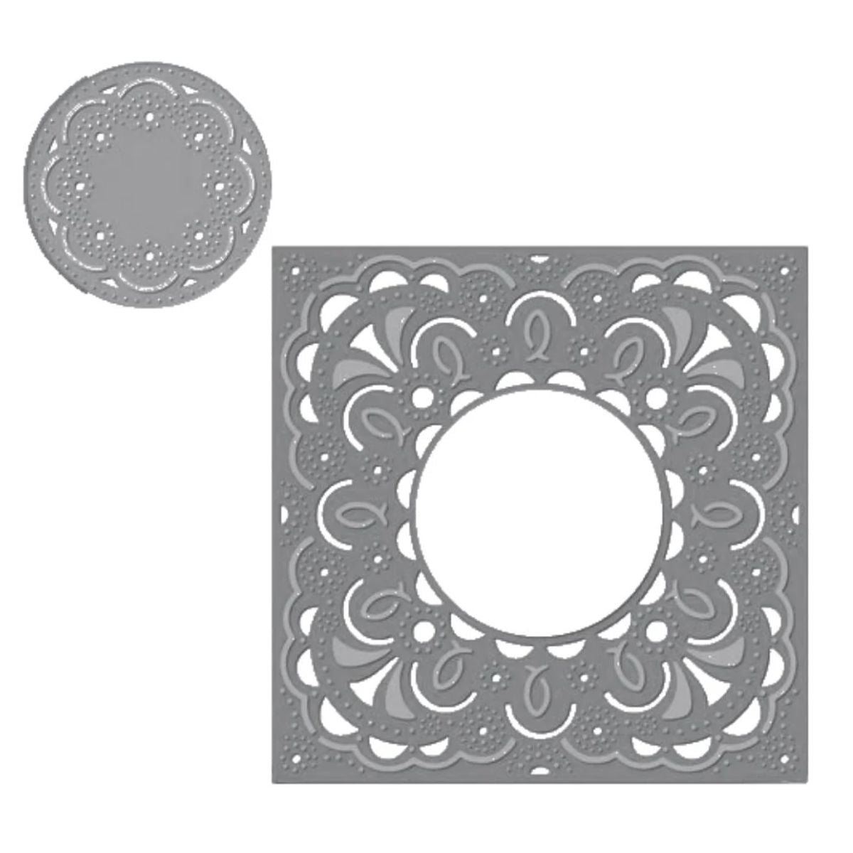 Suaje de Corte para Hacer Fondo Grande de Escalopa / Extravagance Dados de Corte / Suajes / Troqueles Crafter&