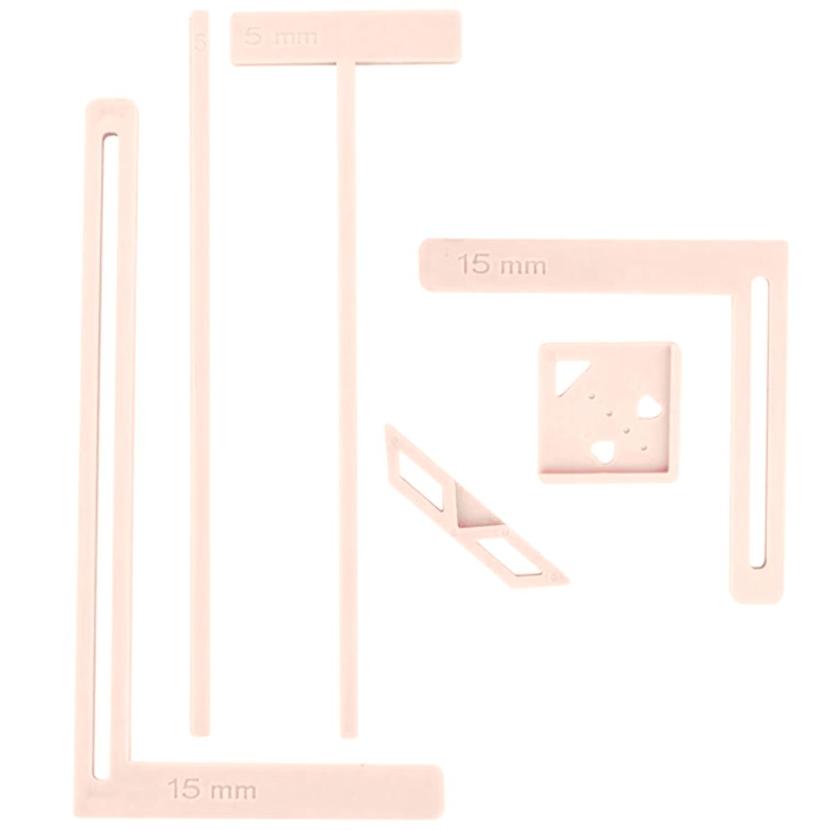 Reglas para Encuadernación Color Rosa Pálido Encuadernacion Hobbees