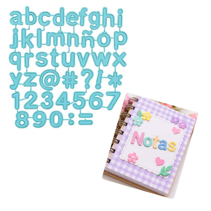 Set de Troqueles Alfabeto Bubble Mini Dados de Corte / Suajes / Troqueles Lyssette Guiot Crafts