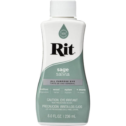 Rit Dye Liquid Sage Green / Líquido para Teñir Verde Salvia Pintura para Tela Rit