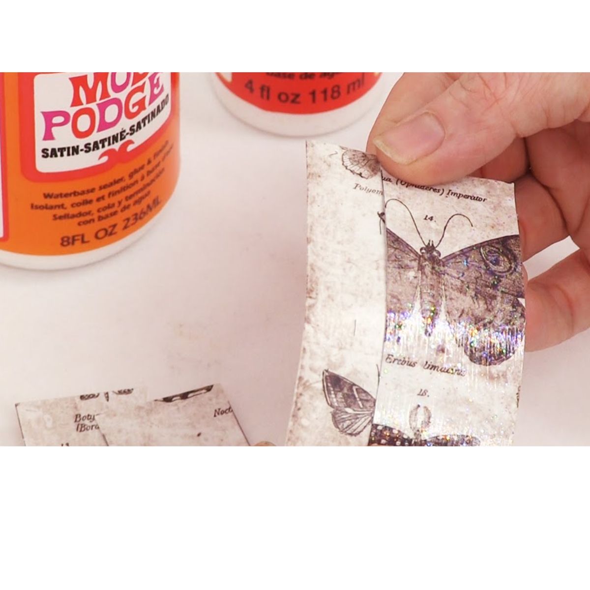 Mod Podge Gloss Satin Finish / Pegamento Barniz Sellador Acabado Satinado Adhesivos / Pegamentos Plaid