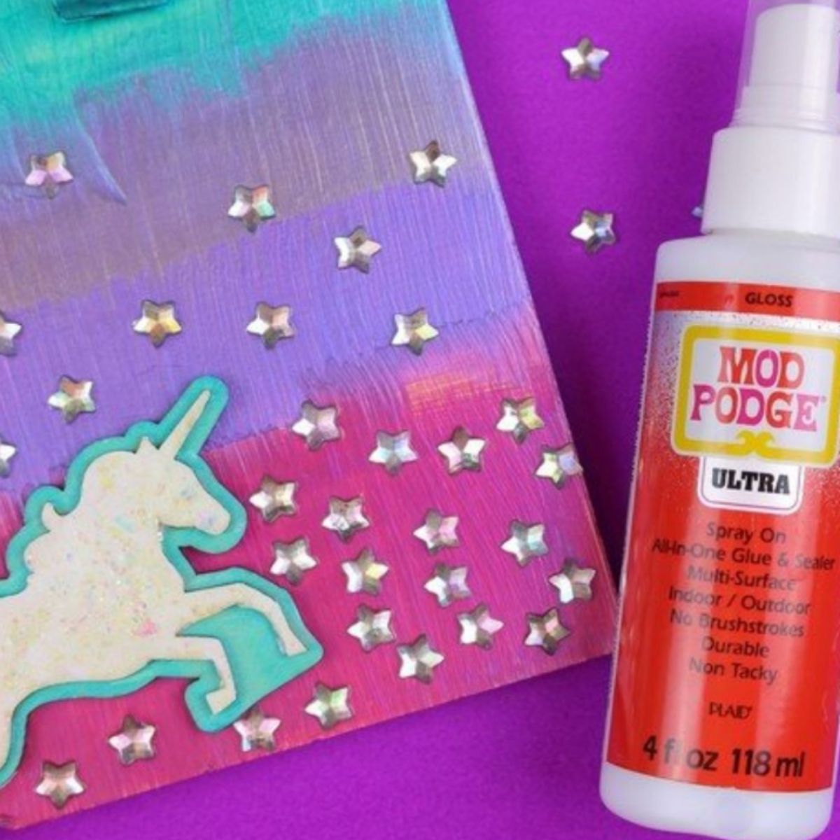 Mod Podge Ultra Gloss / Sellador en Spray Brilloso Adhesivos / Pegamentos Plaid