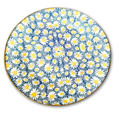 Plato Extendido de Vidrio Transparente Decoupage Crisa